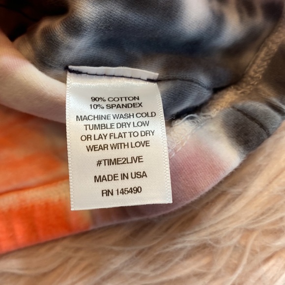 Electric & Rose Tie Dye Crop Tank sz XS - Picture 8 of 8